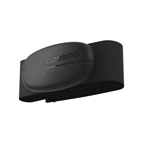 CooSpo Banda de Frecuencia Cardiaca Bluetooth 4.0 Ant+ Monitor Sensor de Frecuencia CardÃ­aca Compatible con Garmin Zwift Strava Endomodo y Otros