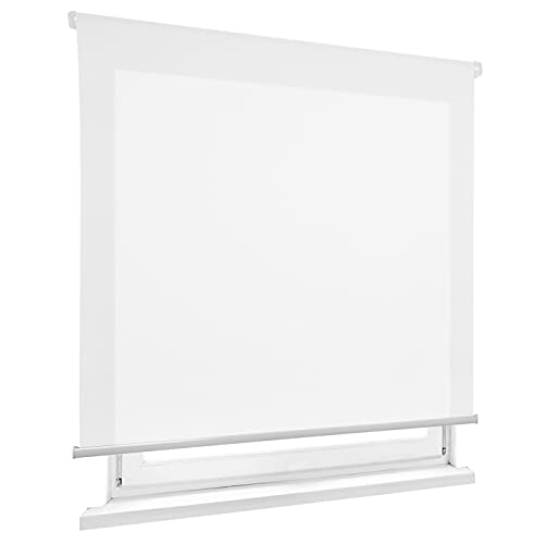 HOME MERCURY - Estor Enrollable translÃºcido Liso (100x180 cm, Blanco)