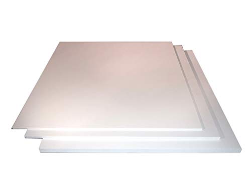 Placa de espuma dura de PVC de 2-10 mm, color blanco, 1500 x 700 x 10 mm
