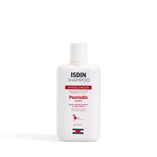 Isdin Psorisdin Control ChampÃº, Elimina escamas y Reduce Rojeces del Cuero Cabelludo de Personas con Psoriasis, 200 ml (Paquete de 1)