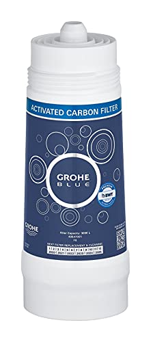 GROHE Blue | Filtro de carbÃ³n activo | 40547001 | Para cocina | Filtro de recambio para sistemas de agua filtrada GROHE Blue | 3000 litros