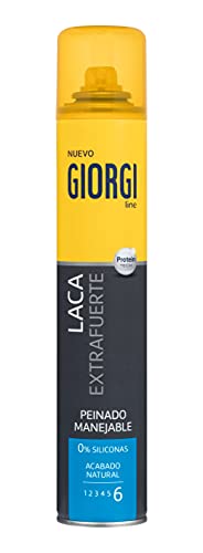 Giorgi Line - Laca Extrafuerte, Laca Manejable de Acabado Natural, 0% Siliconas, FijaciÃ³n 6- 300 ml