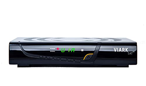 Viark Sat 4K - Receptor SatÃ©lite Digital 4K UHD DVB-S2X Multistream H.265 4000MIPS 1.0 GHz 60fps 10 bit 3D, con LAN, Antena WiFi USB y Lector de Tarjetas CA