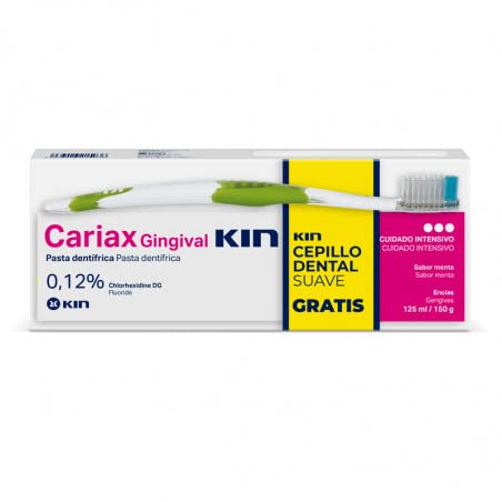 Cariax Gingival Pasta DentÃ­frica con Clorhexidina, 125ml+REGALO Cepillo