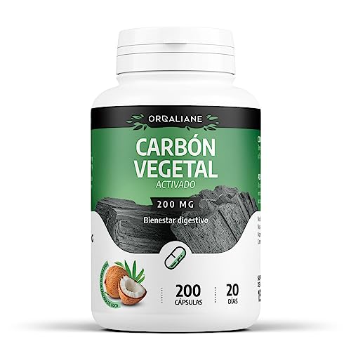 CarbÃ³n Vegetal Activado - 200 mg - 200 cÃ¡psulas