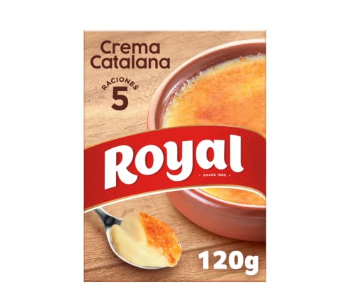 Royal Crema Catalana Tradicional, Preparado en Polvo 5 Raciones, 120 g