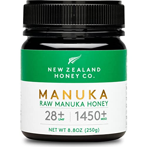 New Zealand Honey Co. Miel de Manuka MGO 1450+ / UMF 28+ | Nueva Zelanda Miel 100% Pura y Saludable | 250g