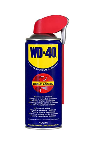 WD-40 Producto Multi-Uso- Spray 400ml-Lubrica, Afloja, Protege del Ã³xido, DielÃ©ctrico, Limpia metales y plÃ¡sticos y Desplaza la humedad