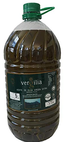 JaÃ©n 100% Picual - Aceite de Oliva Virgen Extra - Premium Reserva Familiar AOVE - Sierra MÃ¡gina â€“ Vergilia (5 Litros Garrafa)