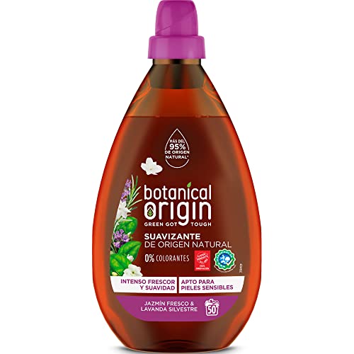 Botanical Origin Suavizante para ropa ecolÃ³gico apto para pieles sensibles, Fragancia JazmÃ­n Fresco y Lavanda Silvestre - 50 lavados