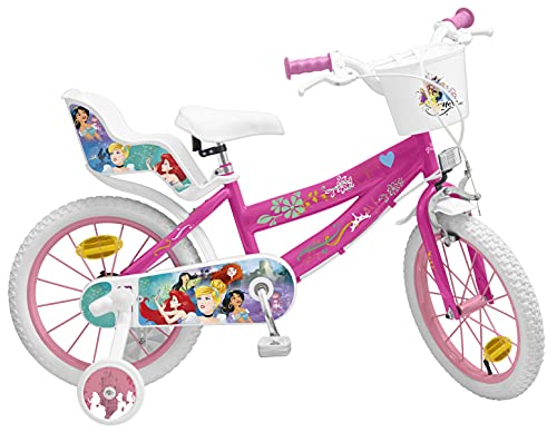 Pik&Roll Princesse - Bicicleta para niÃ±a (16 Pulgadas), Color Rosa