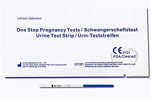 One Step - 10 Tests de Embarazo 10 mIU/ml - Nuevo Formato EconÃ³mico de 2,5 mm.