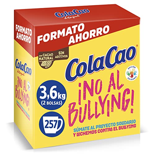 ColaCao Original: con Cacao Natural - EdiciÃ³n Solidaria No al Bullying - 3,6kg