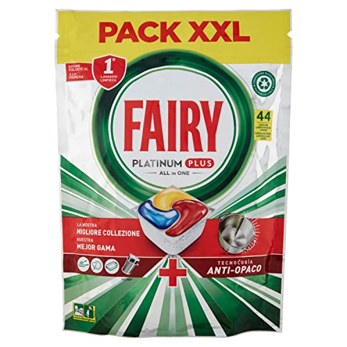 Fairy Platinum Plus CÃ¡psulas para lavavajillas, 44 cÃ¡psulas